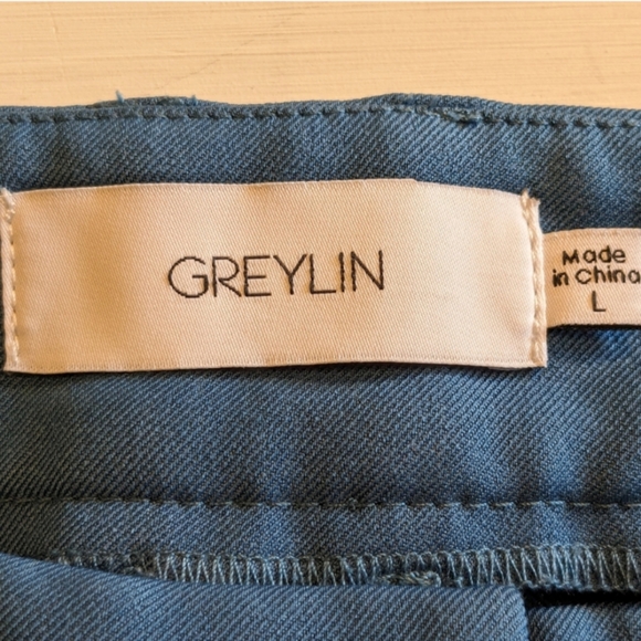 💙 Anthropologie Greylin Jacque High Rise Straight Leg Trousers, L - Picture 3 of 16